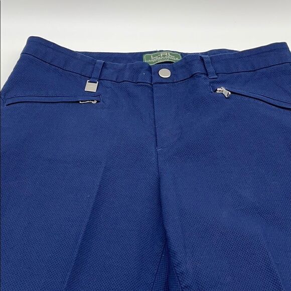 L-RL Lauren Active Twill Navy Capri Pants - Picture 7 of 16